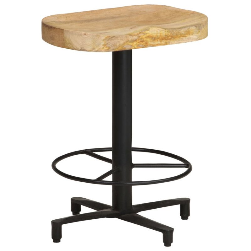 vidaXL Barové stoličky 2 ks 52 cm mangovníkový masív