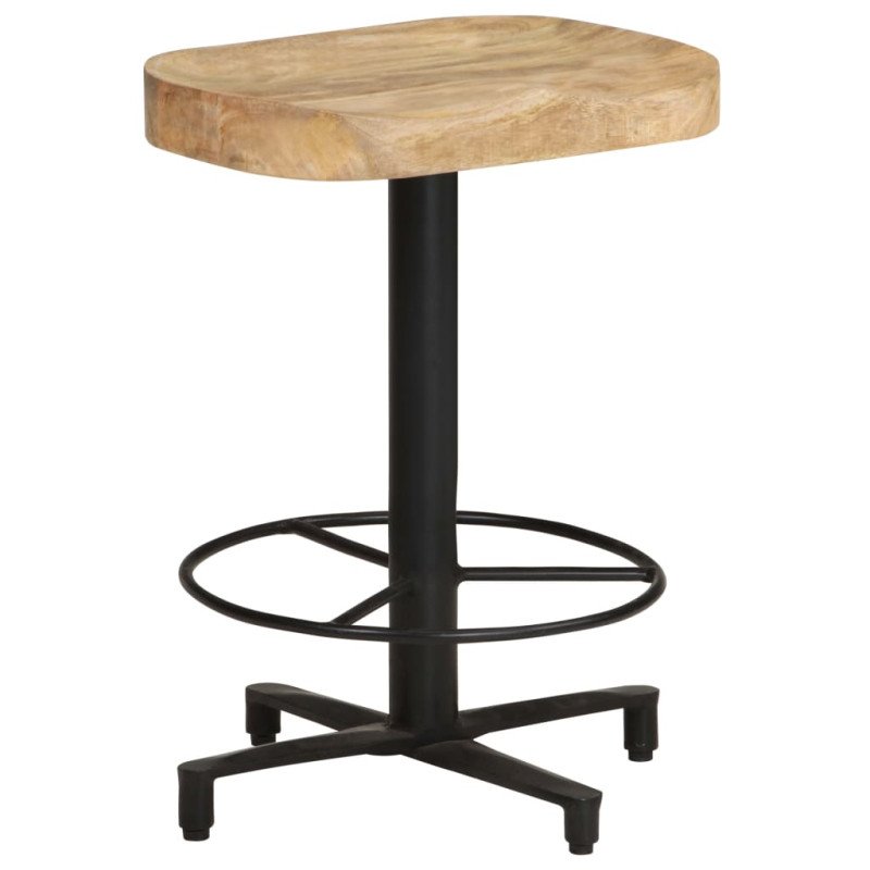 vidaXL Barové stoličky 2 ks 52 cm mangovníkový masív