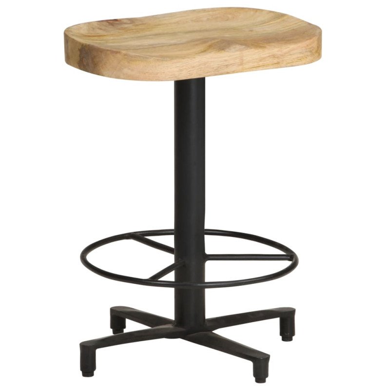 vidaXL Barové stoličky 2 ks 52 cm mangovníkový masív