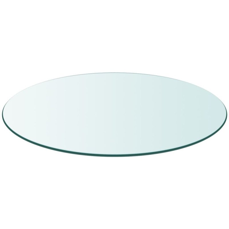 vidaXL Stolová doska z tvrdeného skla, okrúhla, 700 mm 
