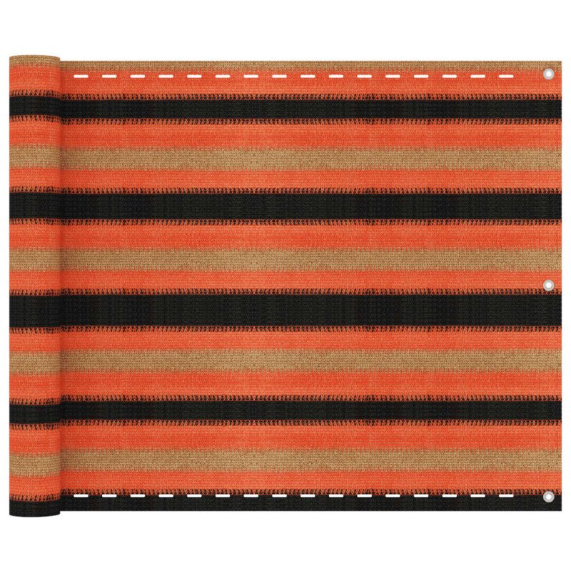 vidaXL Balkónová markíza, viacfarebná 75x600 cm, HDPE