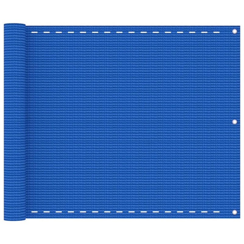 vidaXL Balkónová markíza modrá 75x400 cm HDPE