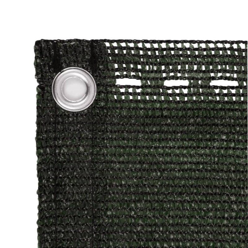 vidaXL Balkónová markíza tmavozelená 75x400 cm HDPE