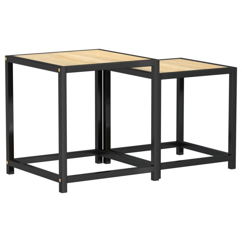 vidaXL Čajové stolíky 2 ks MDF dub sonoma 