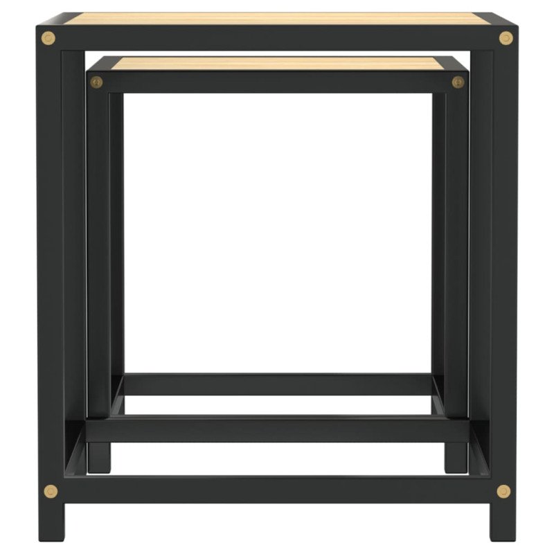 vidaXL Čajové stolíky 2 ks MDF dub sonoma 