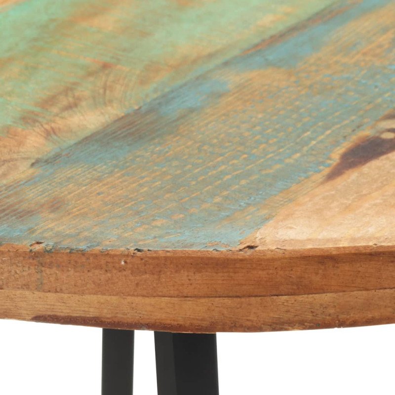 vidaXL Jedálenský stôl 80 cm recyklovaný masív