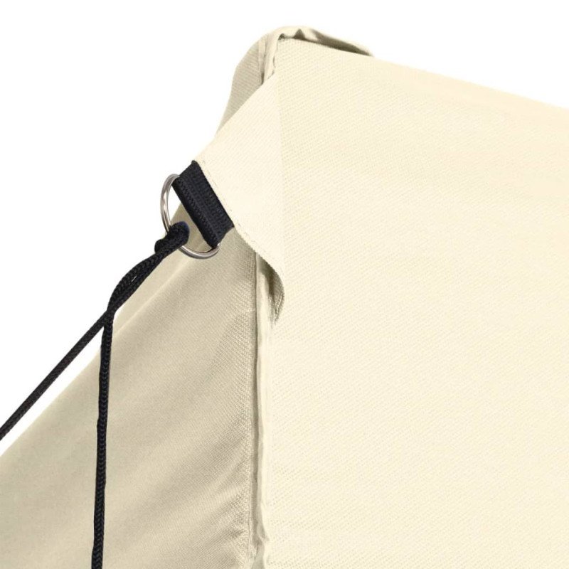 vidaXL Profesionálny skladací párty stan+4 steny 3x6 m, oceľ, krémový
