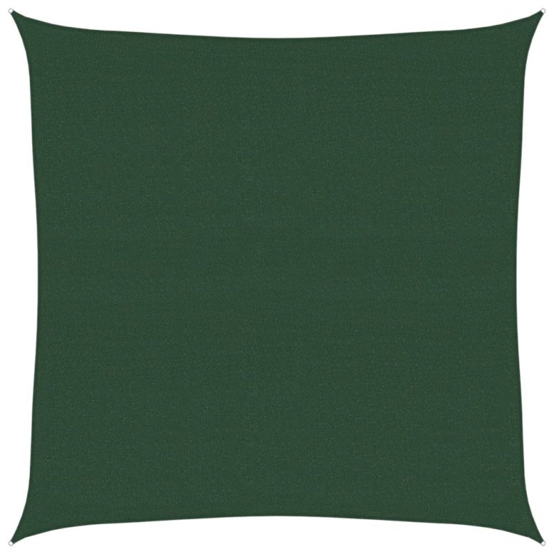 vidaXL Tieniaca plachta 160 g/m² tmavozelená 4,5x4,5 m HDPE