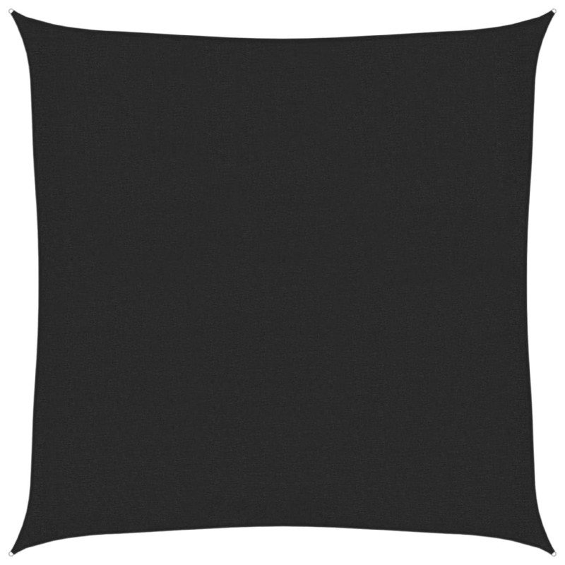 vidaXL Tieniaca plachta 160 g/m², čierna 2x2 m, HDPE