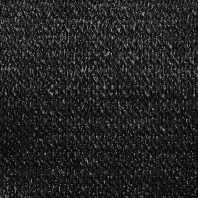 vidaXL Tieniaca plachta 160 g/m², čierna 2x2 m, HDPE