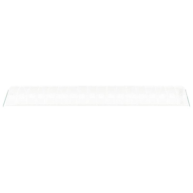 vidaXL Fóliovník s oceľovým rámom biely 54 m² 18x3x2 m