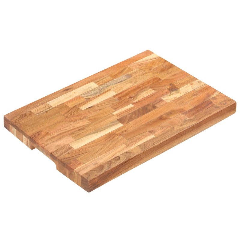 vidaXL Doska na krájanie 50x35x4 cm masívne akáciové drevo