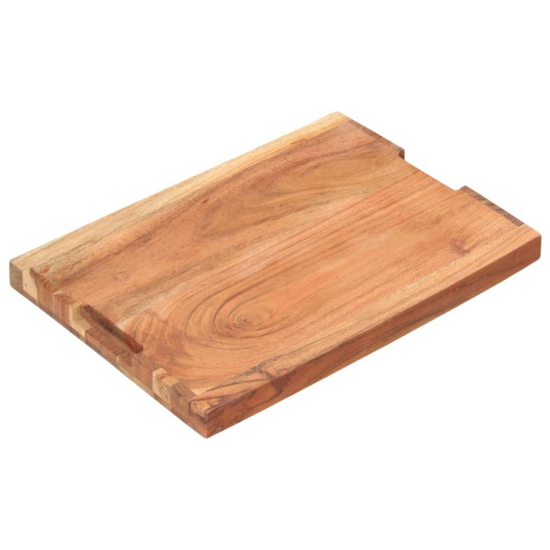vidaXL Doska na krájanie 50x35x4 cm masívne akáciové drevo