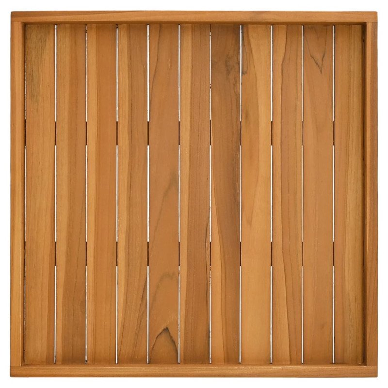 vidaXL Servírovací podnos 60x60 cm masívne tíkové drevo
