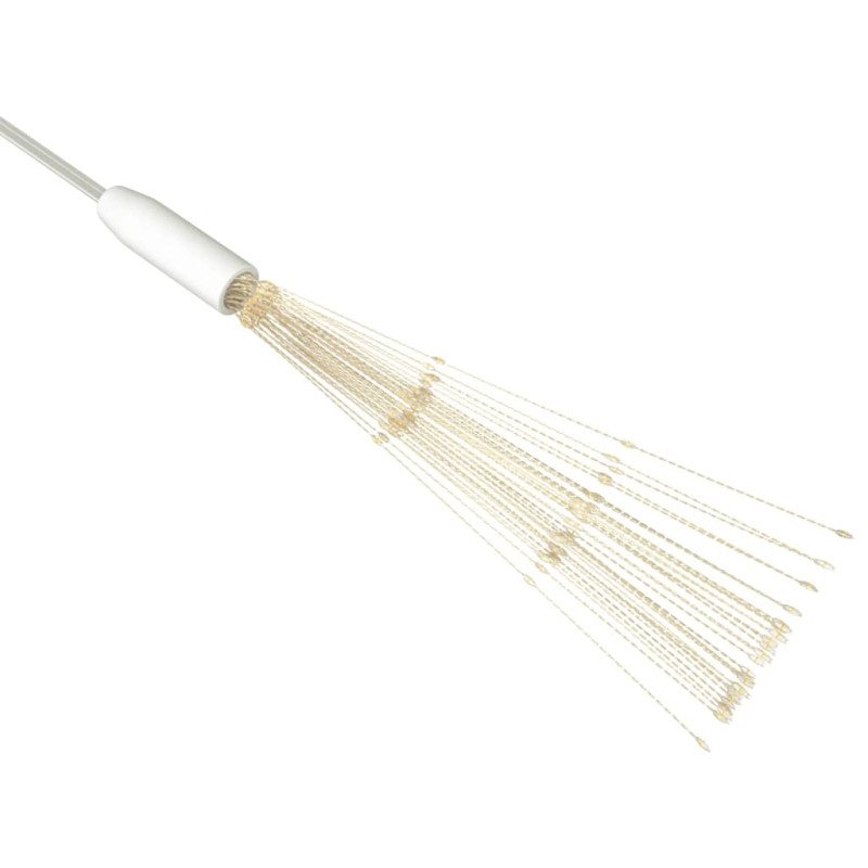vidaXL Vonkajšie vianočné prskavky 10 ks, teplá biela 20 cm, 1400 LED