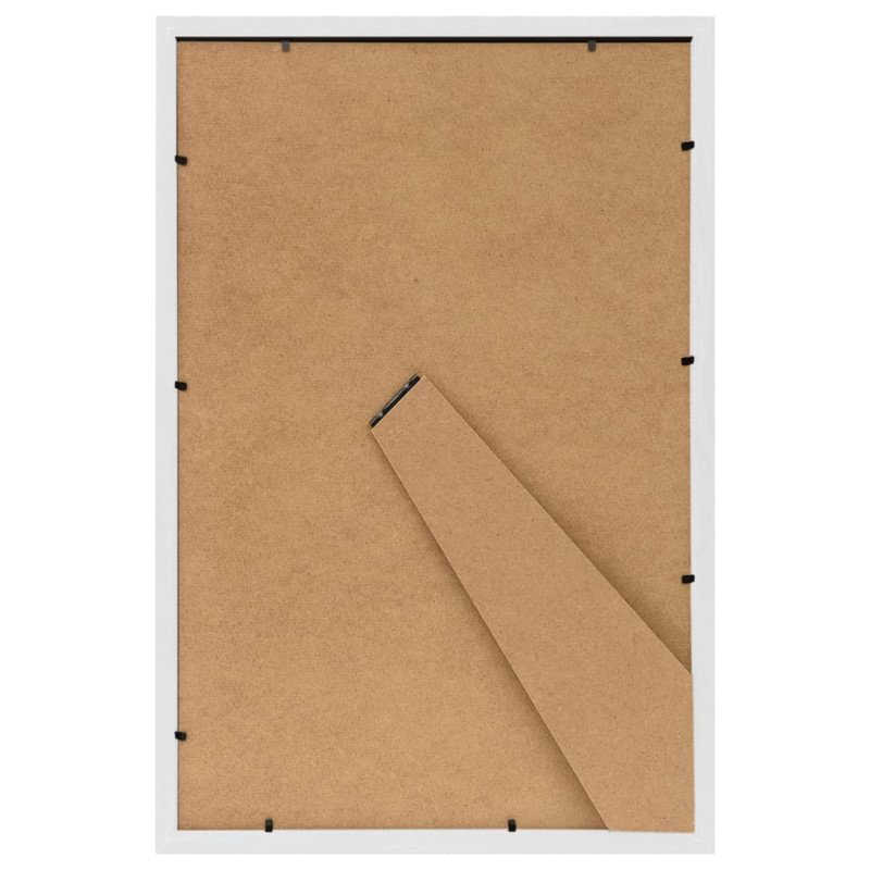 vidaXL Fotorámiky na stôl, koláž 3 ks, biele 21x29,7 cm, MDF