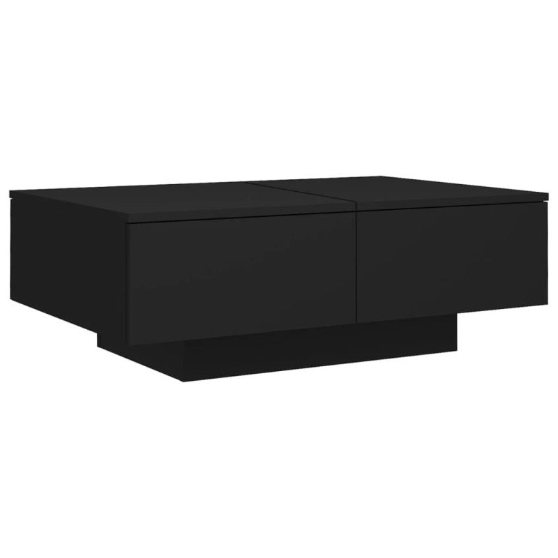 vidaXL Konferenčný stolík čierny 90x60x31 cm drevotrieska