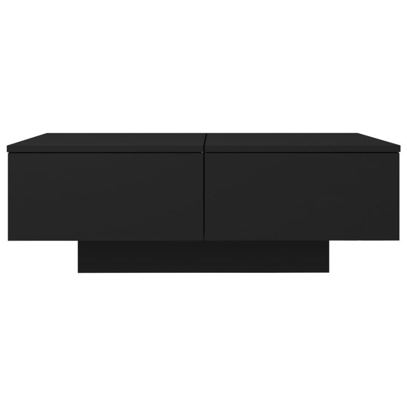vidaXL Konferenčný stolík čierny 90x60x31 cm drevotrieska