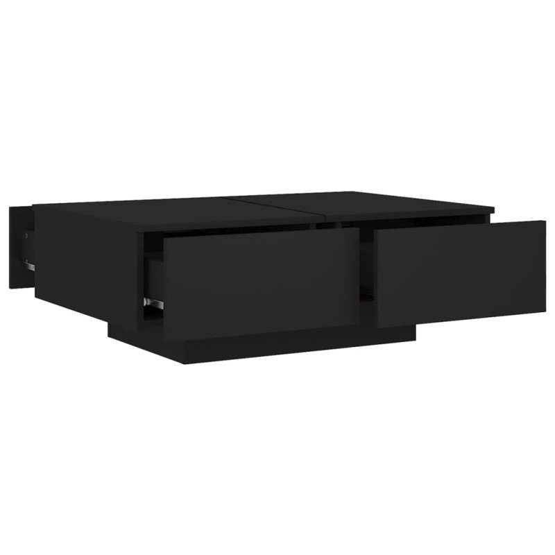 vidaXL Konferenčný stolík čierny 90x60x31 cm drevotrieska