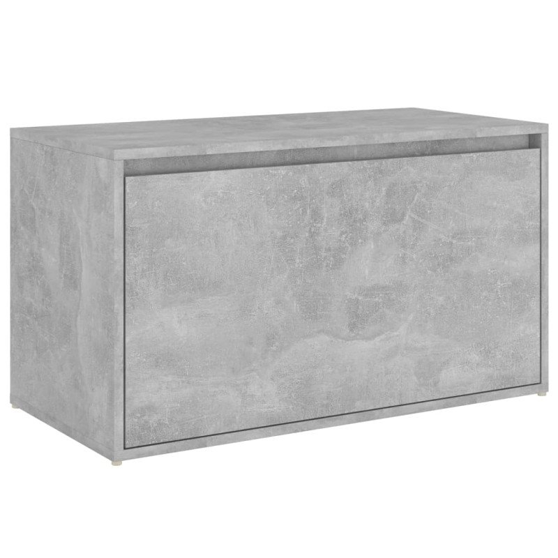 vidaXL Lavica do chodby 80x40x45 cm betónovo-sivá drevotrieska 