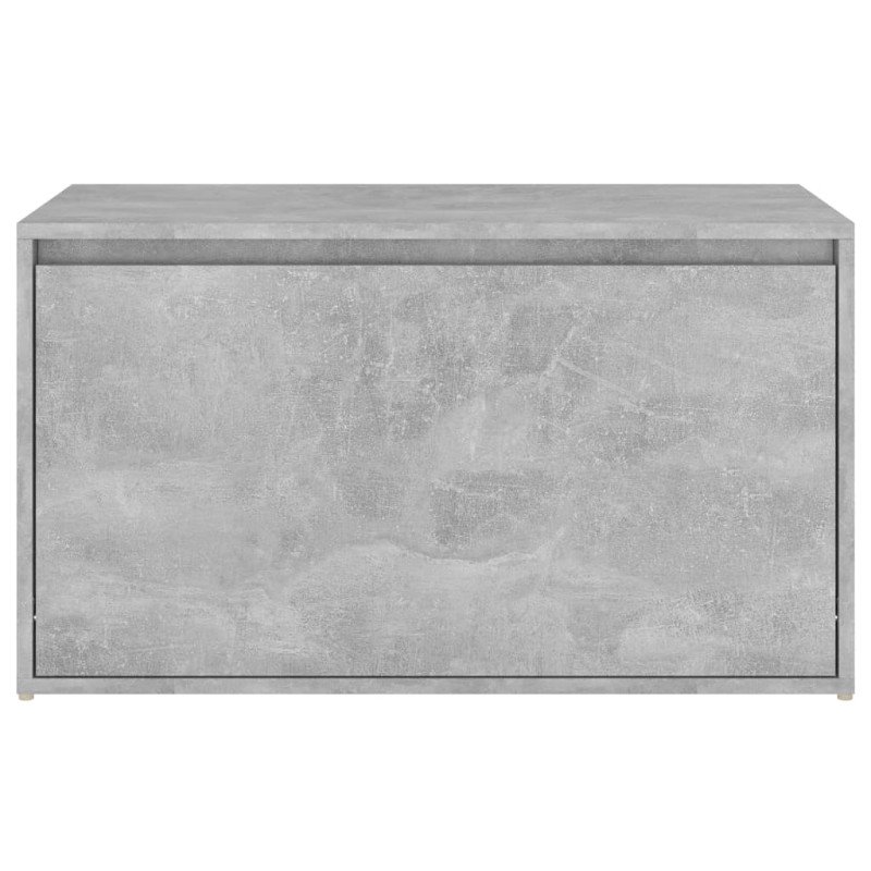 vidaXL Lavica do chodby 80x40x45 cm betónovo-sivá drevotrieska 