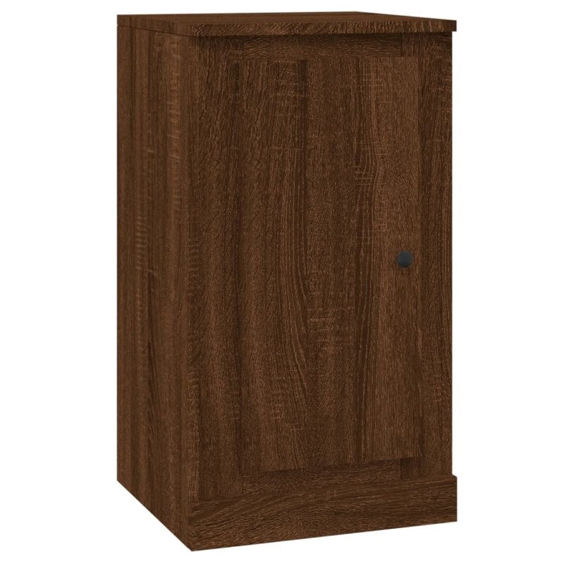 vidaXL Komoda hnedý dub 37,5x35,5x67,5 cm kompozitné drevo