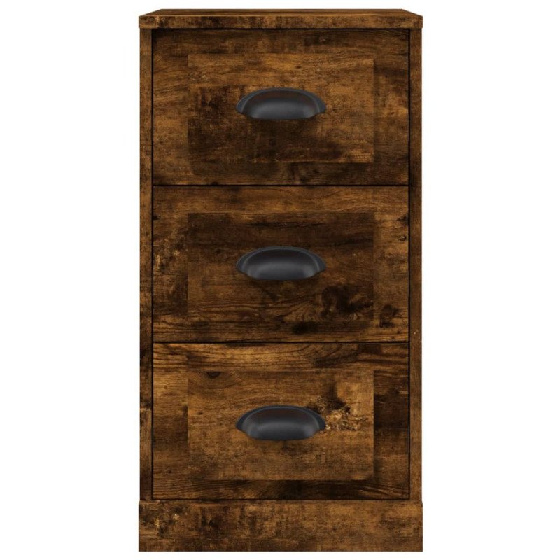 vidaXL Komoda dymový dub 36x35,5x67,5 cm kompozitné drevo
