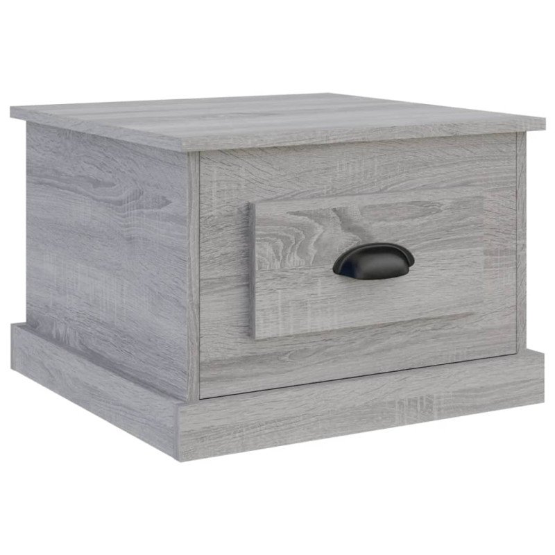 vidaXL Konferenčný stolík Sivý dub sonoma 50x50x35 spracované drevo