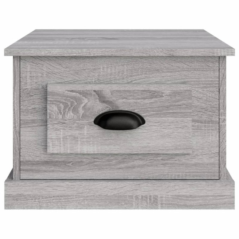 vidaXL Konferenčný stolík Sivý dub sonoma 50x50x35 spracované drevo