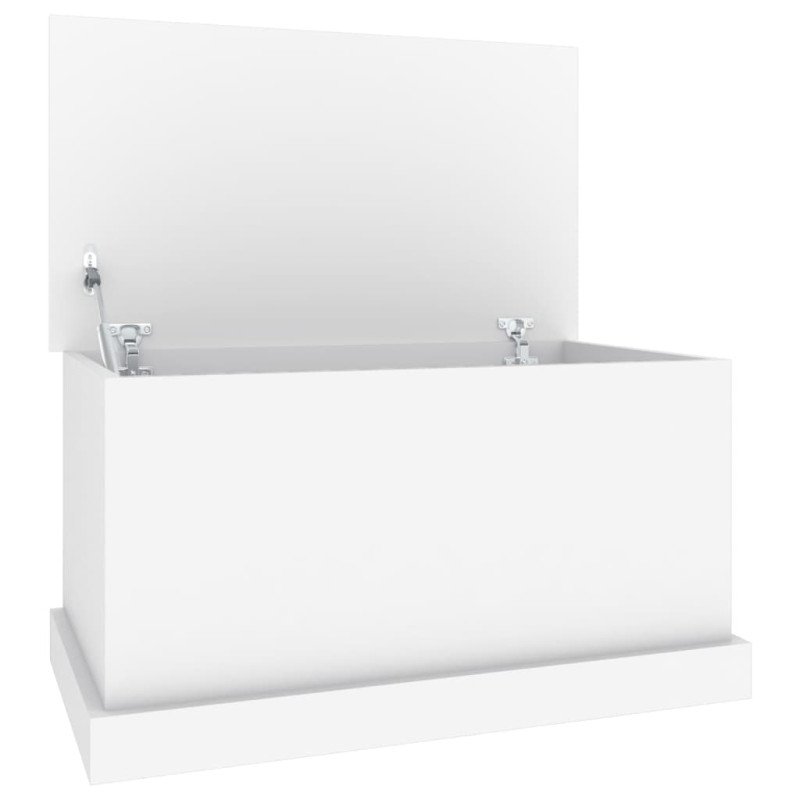 vidaXL Úložný box biely 70x40x38 cm spracované drevo