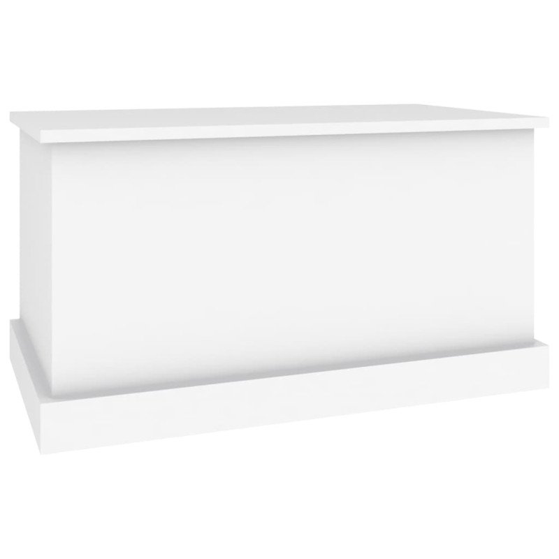 vidaXL Úložný box biely 70x40x38 cm spracované drevo