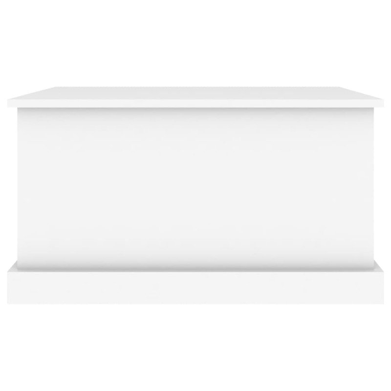 vidaXL Úložný box biely 70x40x38 cm spracované drevo