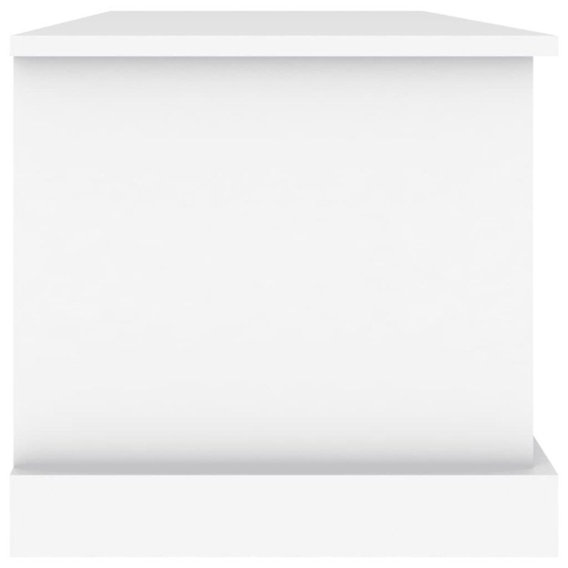 vidaXL Úložný box biely 70x40x38 cm spracované drevo