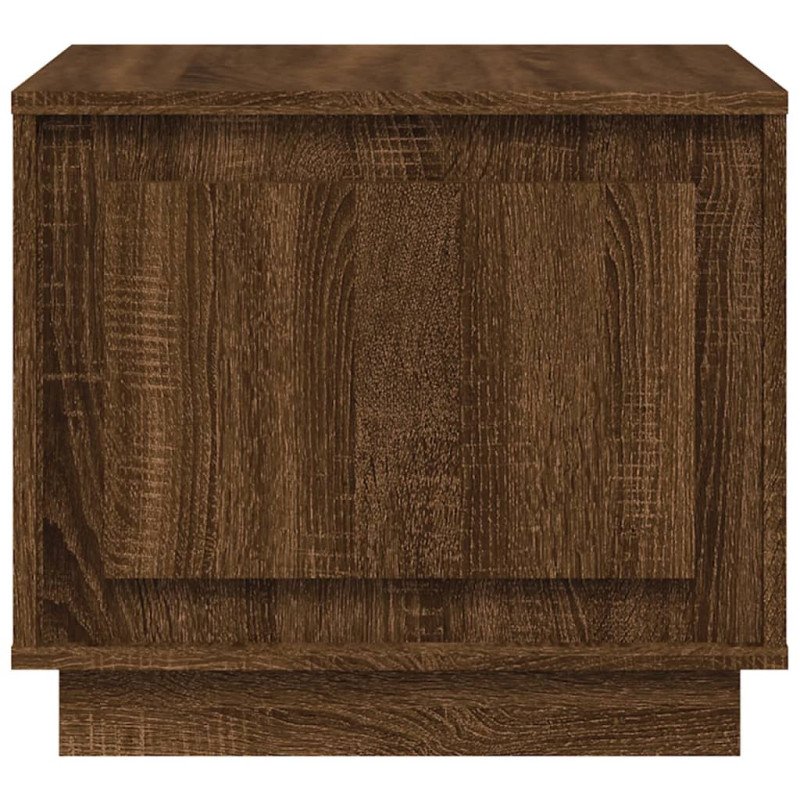 vidaXL Konferenčný stolík hnedý dub 51x50x44 cm spracované drevo