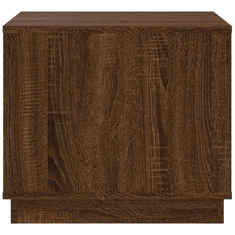 vidaXL Konferenčný stolík hnedý dub 51x50x44 cm spracované drevo