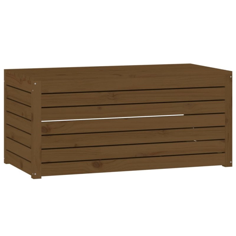 vidaXL Záhradný box medovohnedý 101x50,5x46,5 cm masívna borovica