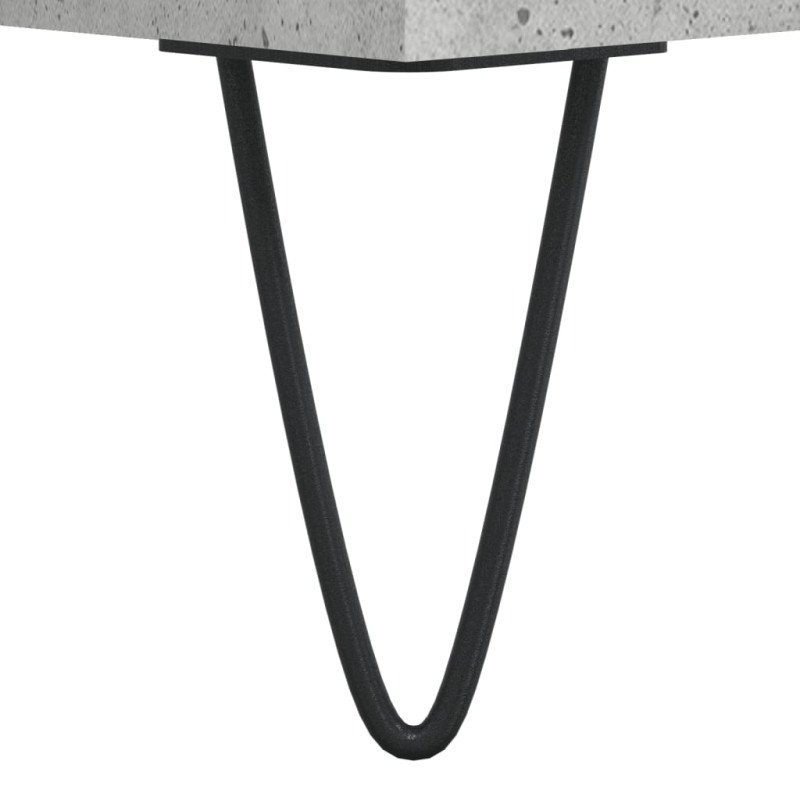 vidaXL Konferenčný stolík betónovo sivý 90x60x35 cm kompozitné drevo