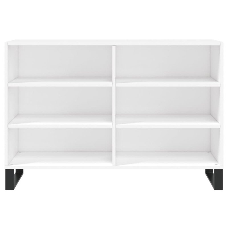 vidaXL Komoda, biela 103,5x35x70 cm, kompozitné drevo