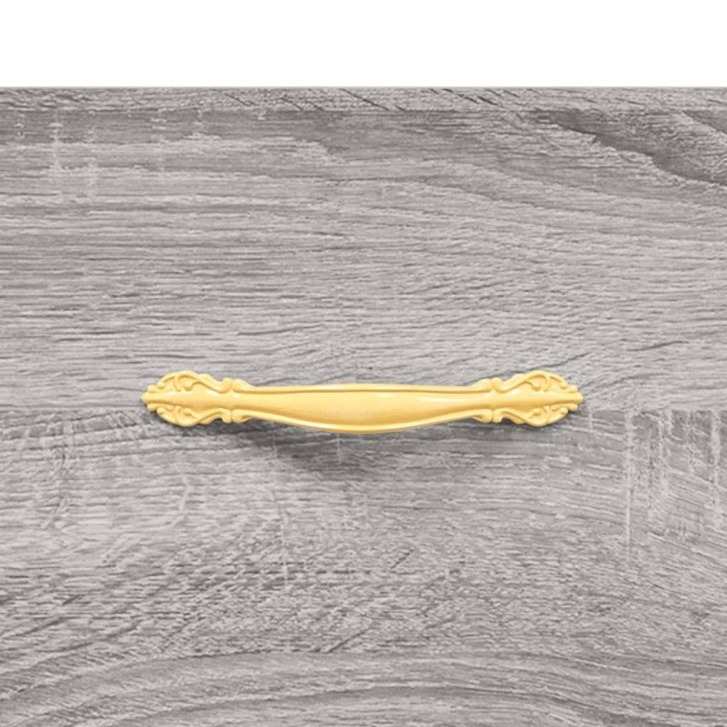 vidaXL Vysoká skrinka sivá sonoma 69,5x31x115 cm kompozitné drevo