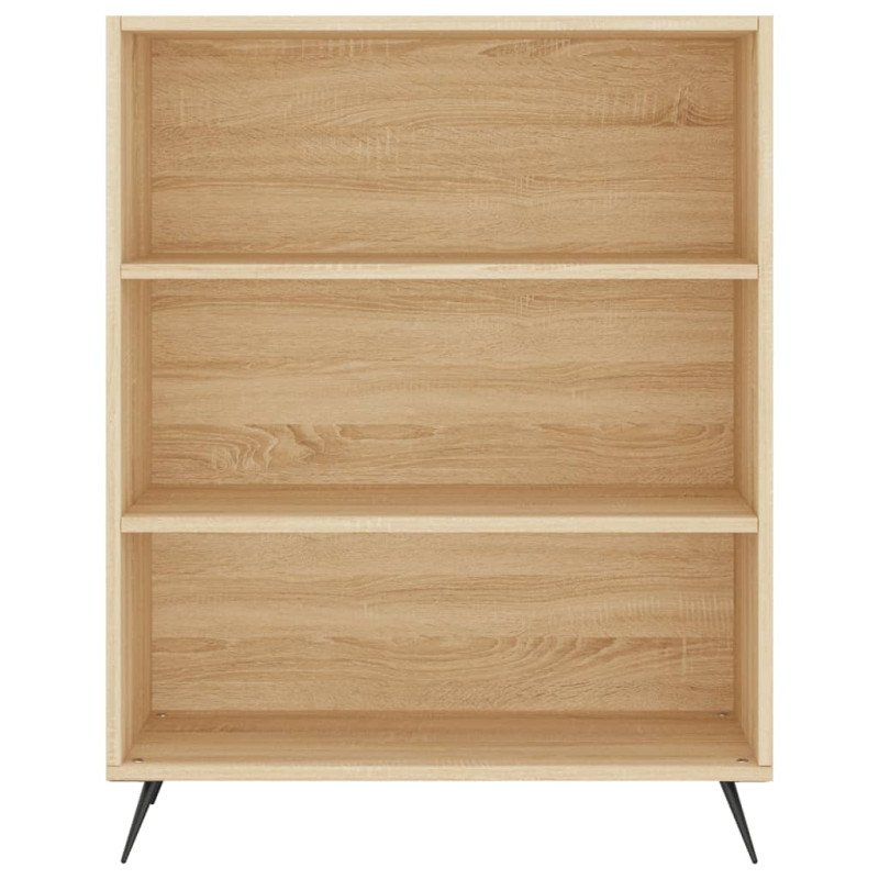 vidaXL Knižnica dub sonoma 69,5x32,5x90 cm kompozitné drevo