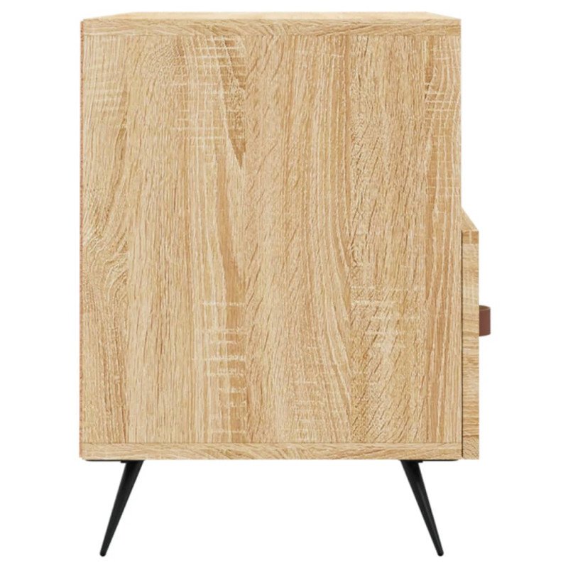 vidaXL TV skrinka dub sonoma 80x36x50 cm spracované drevo