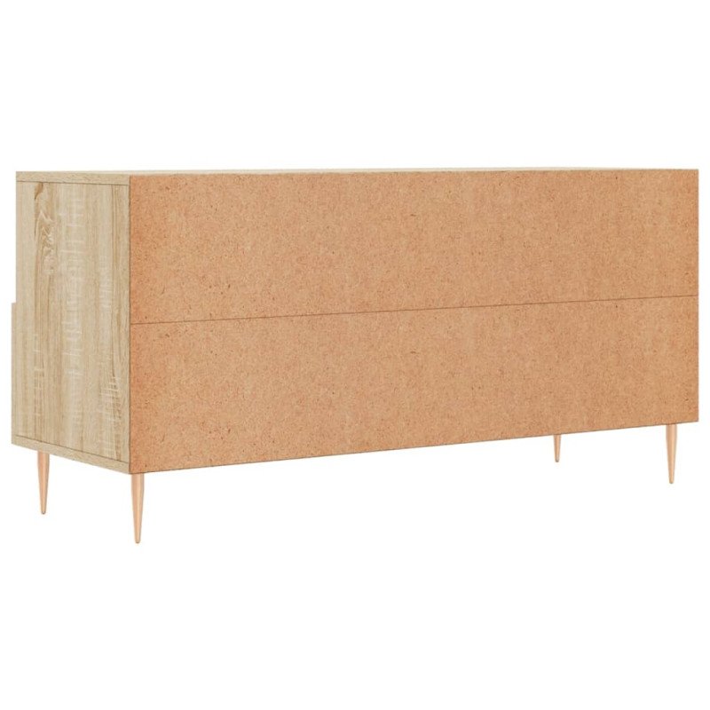 vidaXL TV skrinka dub sonoma 102x36x50 cm kompozitné drevo