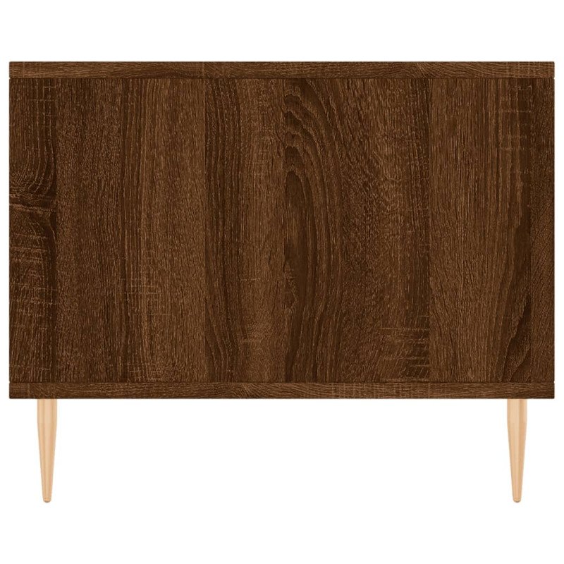 vidaXL Konferenčný stolík hnedý dub 90x50x40 cm kompozitné drevo