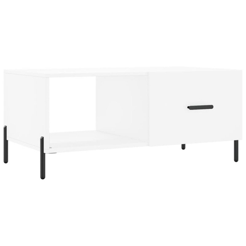 vidaXL Konferenčný stolík biely 90x50x40 cm kompozitné drevo