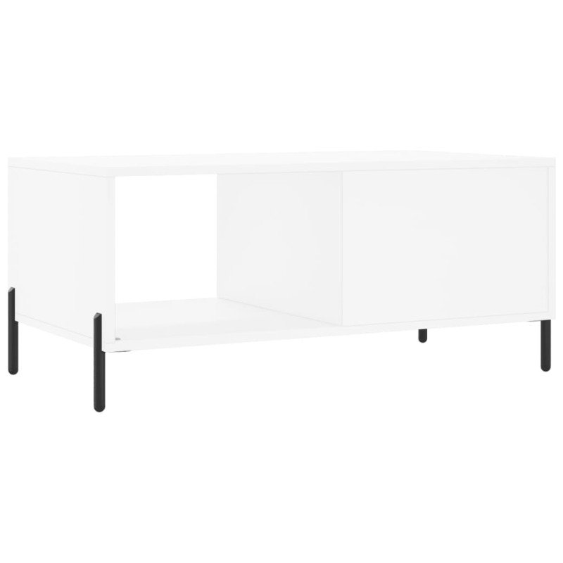 vidaXL Konferenčný stolík biely 90x50x40 cm kompozitné drevo