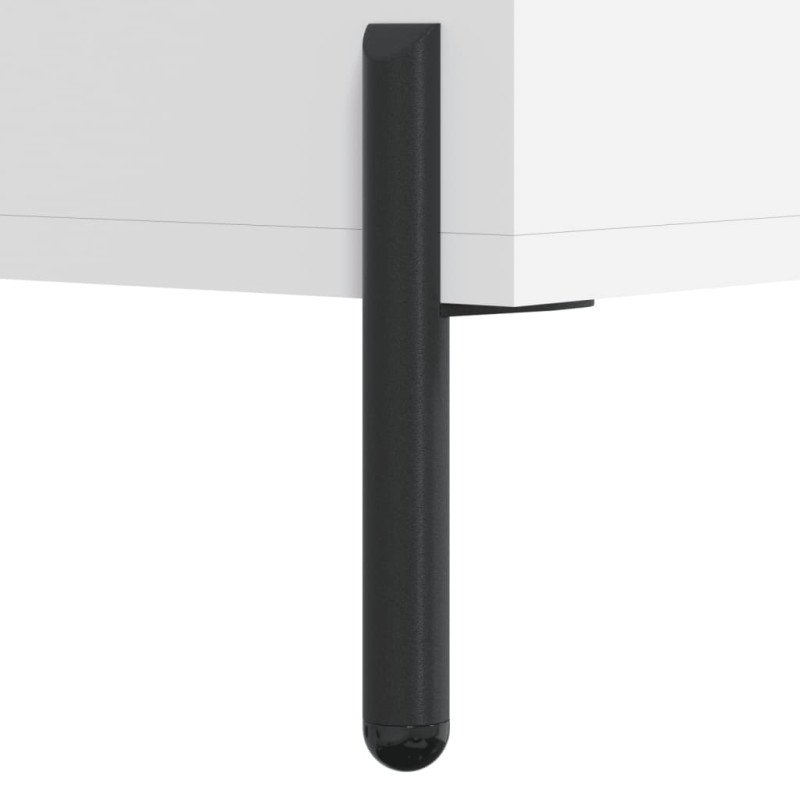 vidaXL Konferenčný stolík biely 90x50x40 cm kompozitné drevo