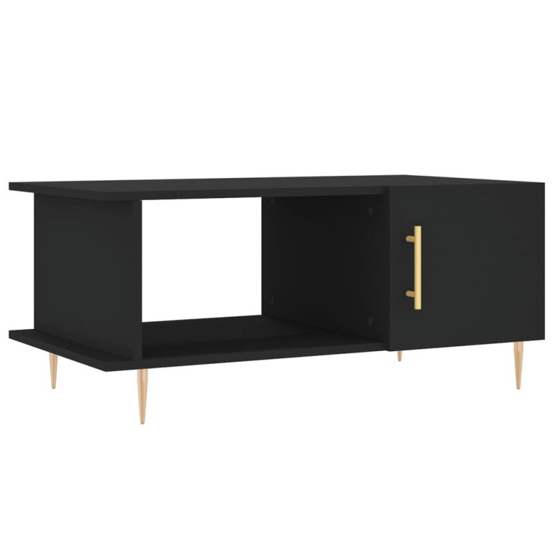 vidaXL Konferenčný stolík čierny 90x50x40 cm kompozitné drevo
