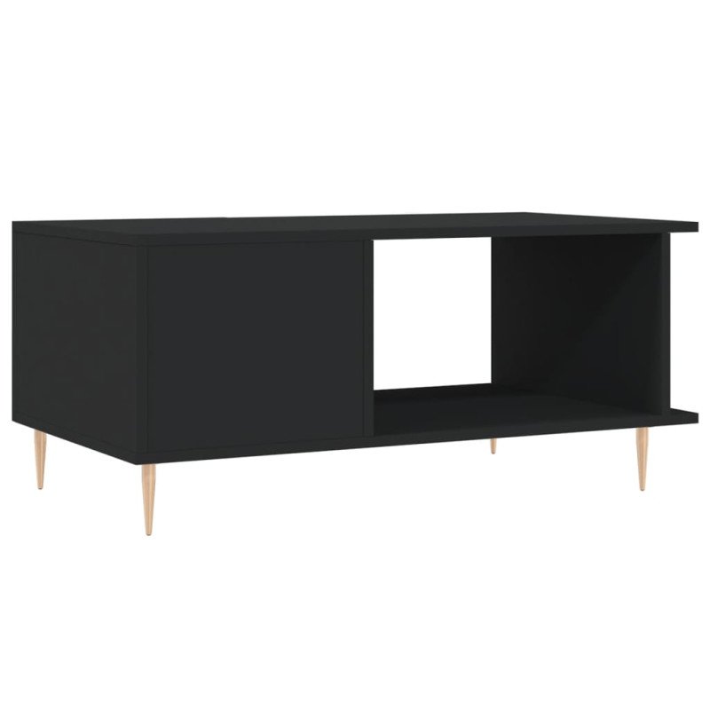 vidaXL Konferenčný stolík čierny 90x50x40 cm kompozitné drevo