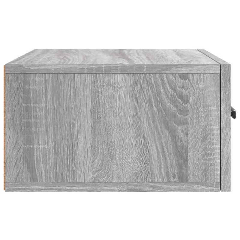 vidaXL Nástenné nočné stolíky 2 ks sivé sonoma 35x35x20 cm