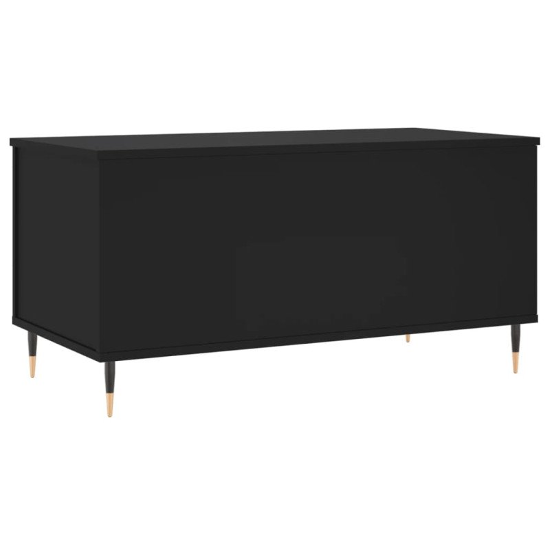 vidaXL Konferenčný stolík čierny 90x44,5x45 cm spracované drevo